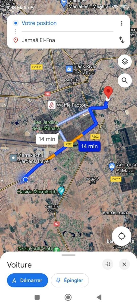 New Duplex Jardins D'Anas- Avenue Guemassa Near Airport Apartment Marrakesh Ngoại thất bức ảnh